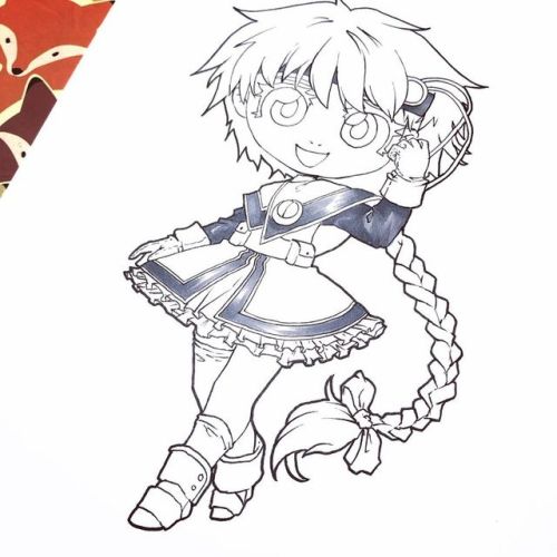 The Last One 😁 #magicknightrayearth #clamp #manga #anime #inprogress #hikarushidou #mangadrawing #fanart