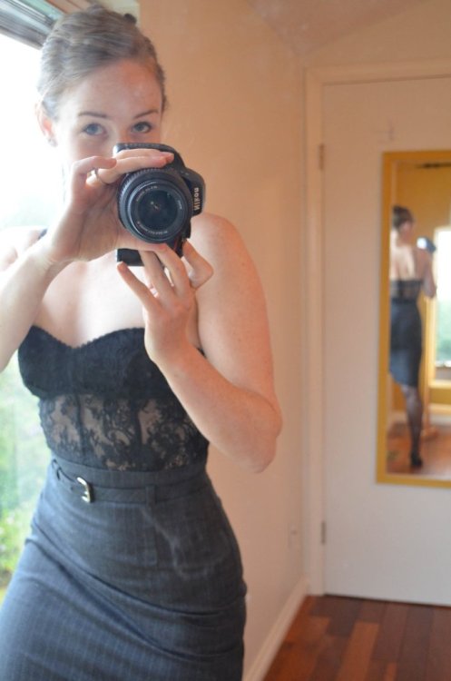shooting-myself:  A grown-up schoolgirl outfit. Think I’ll get good grades this semester? Part 1 ! ————————————————————————— We dare you to submit your self shot pictures at: http://www.selfshotpictures.com/submit