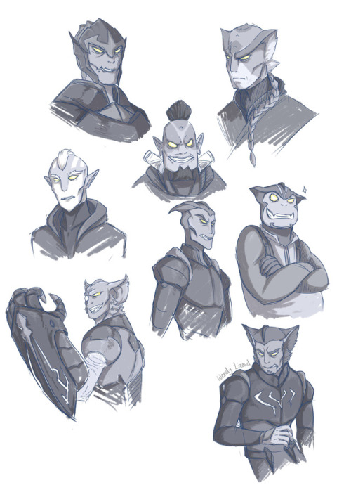 sinnerspeak:i like how the Galra race has many different variations :>