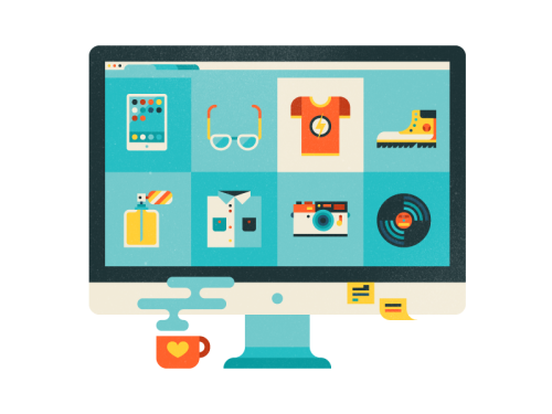 trendgraphy:  internet shopping by Elena Lazutina