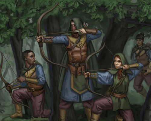Woodland Archers by Erik Davis-Heim