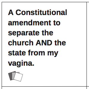ladiesagainsthumanity:  Fuck you right in the eye, Hobby Lobby. Right in the motherfuckin’ eye. 