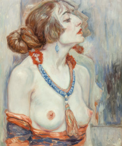 amare-habeo:  Louis Charles Bisschops (Belgian, 1894-1975)Femme Fatale, N.D