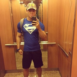 chinesemale:  It’s under armor day today.