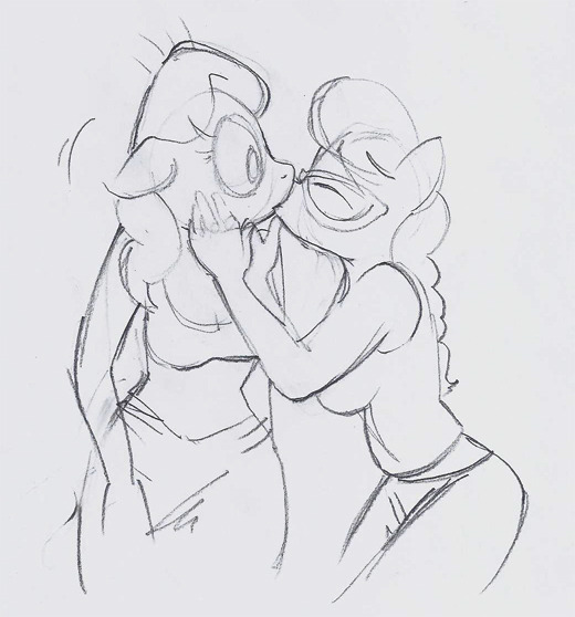 I discovered this while going through some old sketchbooks&mdash;I think I drew
