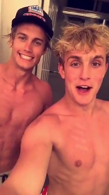 guytography:  Jake Paul & Neels Visser Shirtless 