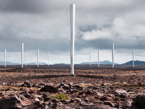 sunlitrevolution: Bladeless wind turbines generate electricity by shaking, not spinning Scientists h