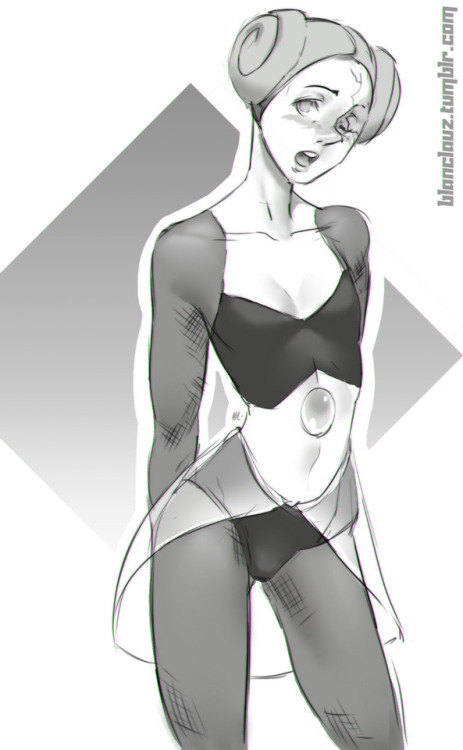 Porn blanclauz:quick sfw drawing of White Pearl photos