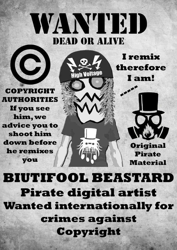 Biutifool Beastard, a pirate, an artist #cc10  If someone remixes you it means that