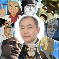 my-little-ninja: Unsho Ishizuka passed away today at the age of 67 from Esophageal cancer,   His voice work in Japan was extensive and varied from anime to video games to narration to redubbing foreign movies, the image above is just a small example of