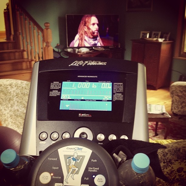 Jesus Christ Super Star &amp; a workout. Odd combo but this is awesome :D #exercise