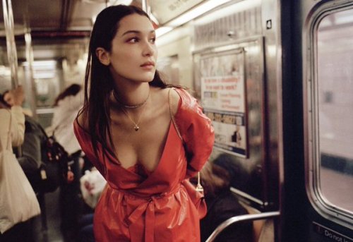hadidnews:    Bella Hadid for Elle Magazine US February 2016. Photographed by Dan Martensen.   