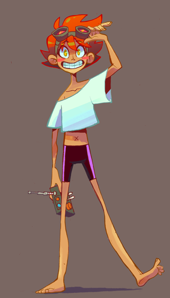 nargyle:  New tablet pen GETTO DA ZE.  Celebratory colored Ed all around. Rest of the Bebop Crew to be drawn y/y 