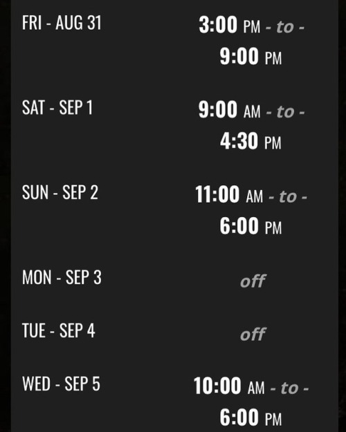 Closed for Labor Day but here the rest of the wknd! Get at me! It’s slow this wk ✂️✂️✂️#floyds