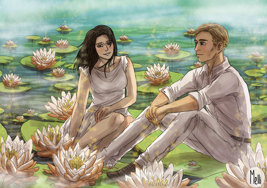 bluecrownedbird: This is my part for a collab with @trash-eruri and @cheekysmiletoo ♥ The