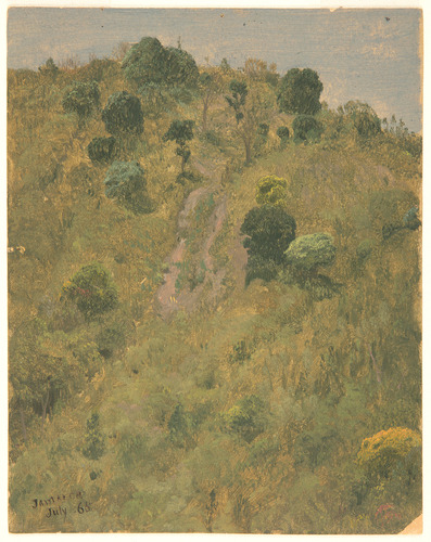 Landscape, Frederic Edwin Church, July 1865, Smithsonian: Cooper Hewitt, Smithsonian Design MuseumMe