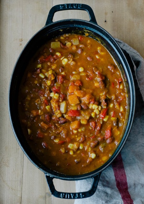 Vegan Pumpkin Chili IngredientsPumpkin (around 3 lbs)½ cup unsalted margarine½ cup oli