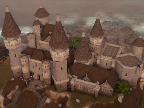 cyanea-lamarcki:cyanea-lamarcki: Medieval Castle 64x64 lot (Brindleton Bay one works best for me, bu