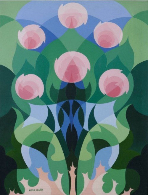 a-la-belle-e-toile:Giacomo Balla - Balfiore: Rose, 1927, olio su tela, 100 x 75 cm