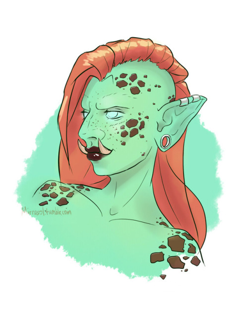  Taking part in a prompt for the first time ever: Zandalary!Day 01 - “Portrait”. My huma