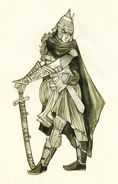 caitlynkurilich: The Thurifer, Owler, The Palace Guard, The Archer, &amp; Gwyn | Graphite o