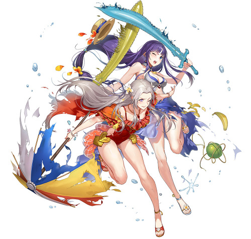 Full art for Harmonic Duo Edelgard and Altina - Sun Empresses!Artist: Kakage