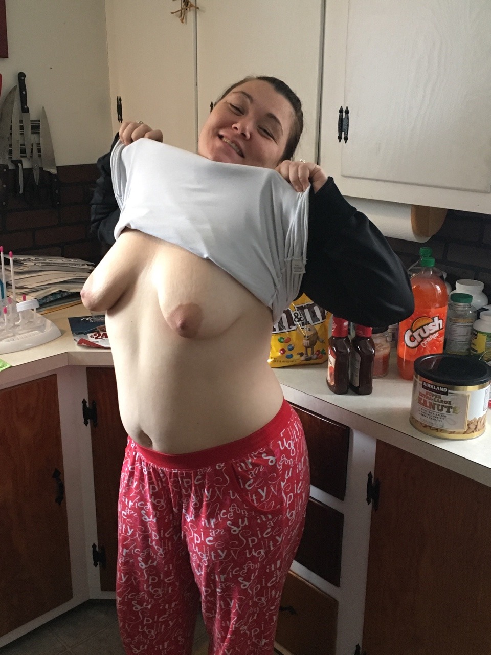 widespreadtits:  Dressed/undressed.   Happy Friday !!!