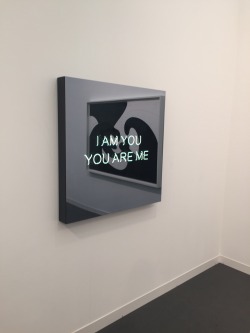 artoverbros:  Jeppe Hein @frieze 