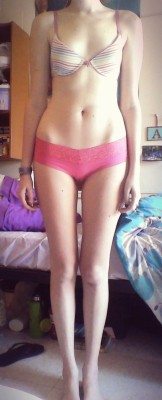 cocacolababy:  sex-like-a-nympho:  ok. this is me. like just standing here in my underwear. ive been getting such hate for what i choose to do with my life and how i lead it. i hear that im too thin. i hear my ass is flat and that i need plastic surgery