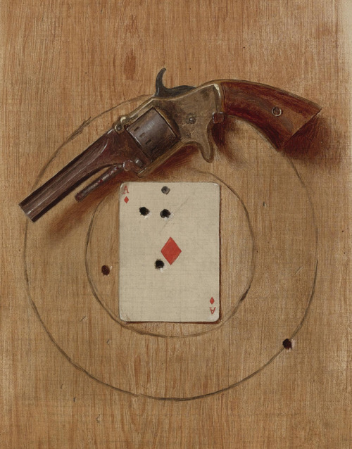 De Scott Evans - Pistol and Ace - before 1898 - via Sotheby’s