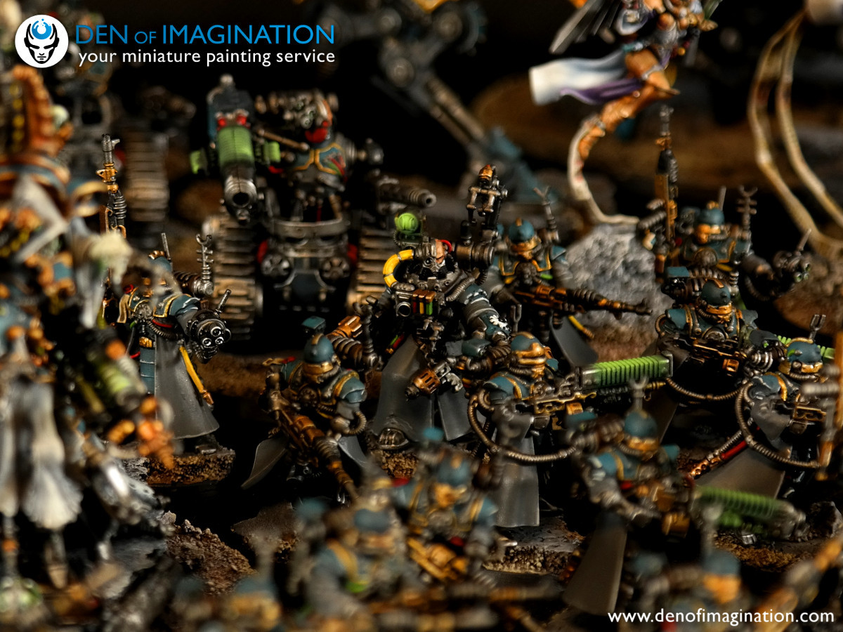 denofimagination-blog:  Skitarii Army - painted by Den of Imagination           