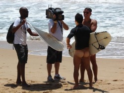 nakedregularguys:  Naked surfers