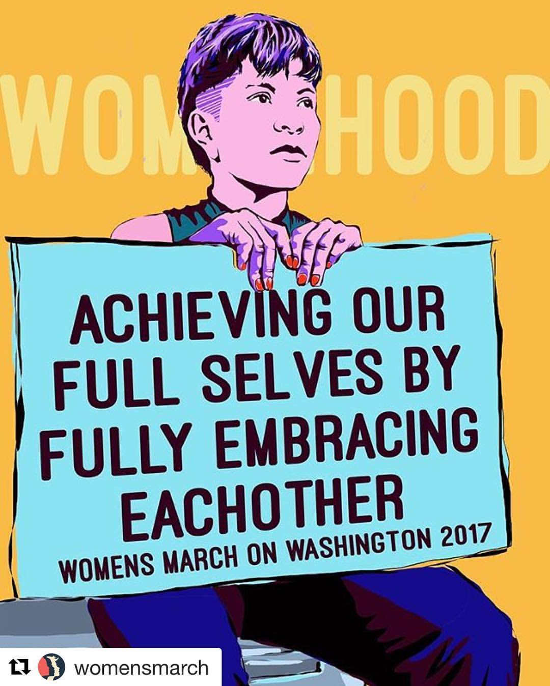 #Repost @womensmarch ・・・ This artwork by @k8deciccio is one of the five graphics