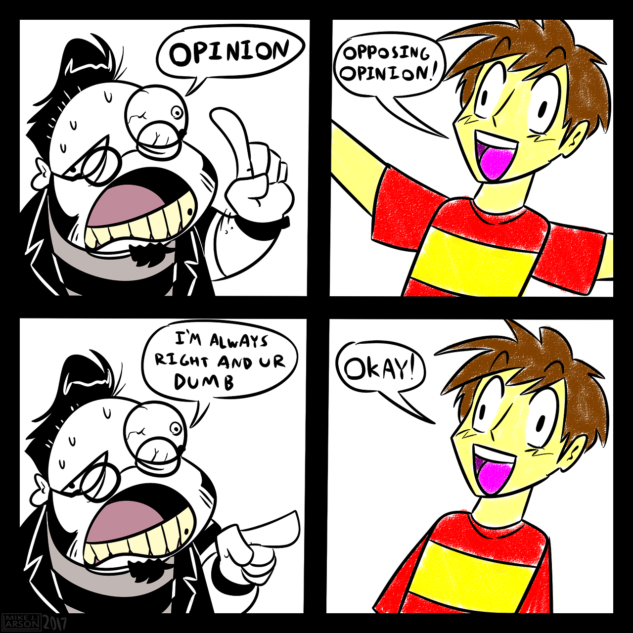 A controversial comic!