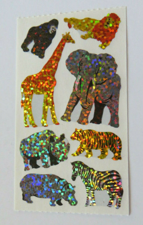 hambly glitter stickers