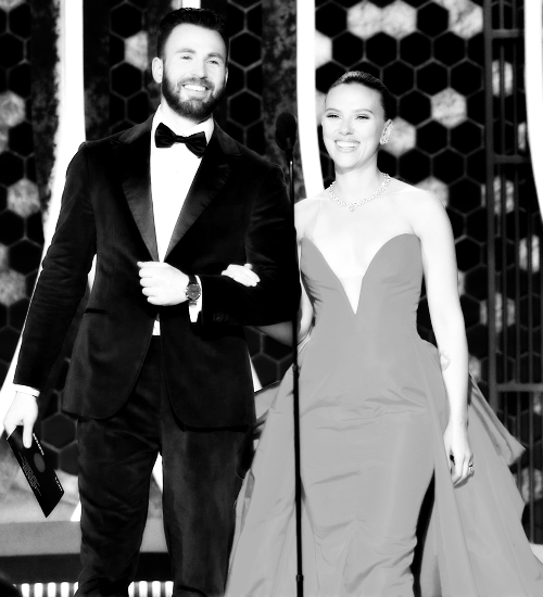 Chris Evans x Scarlett Johansson - 77th Annual Golden Globe Awards