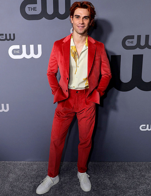 KJ Apa attends the CW Upfronts (05/19/22)