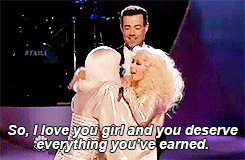 mother-gaga:  Christina Aguilera talking about Gaga on The Voice. 