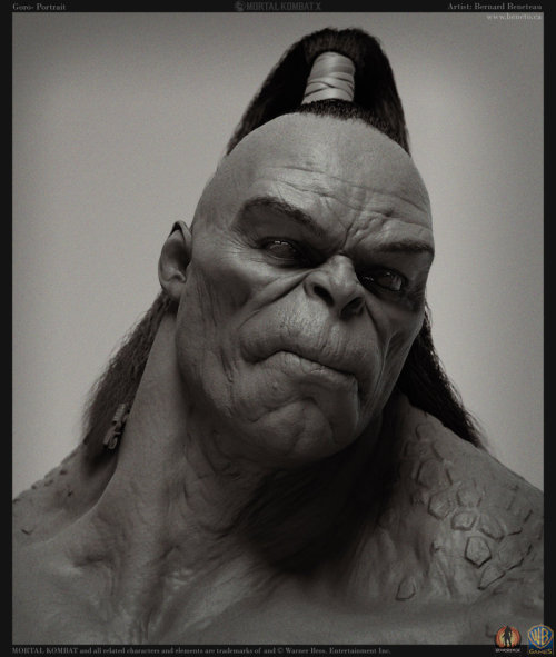 ArtStation - Goro- Selfie, by Bernard BeneteauMore Characters here.