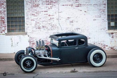 royboyprods:  Rick’s Model A at the #StrayKat500 back in 2012. I’m ready to be back at cool car shows with my dear friends. Last weekend I went to a swap meet and saw a bunch of my club family, it was good for the soul. #hotrod #modelA #whitewalls