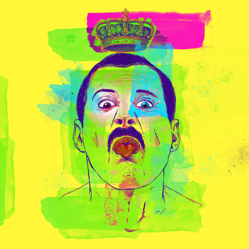 Freddie Mercury : : El hombre magia.https://www.behance.net/emirenzi