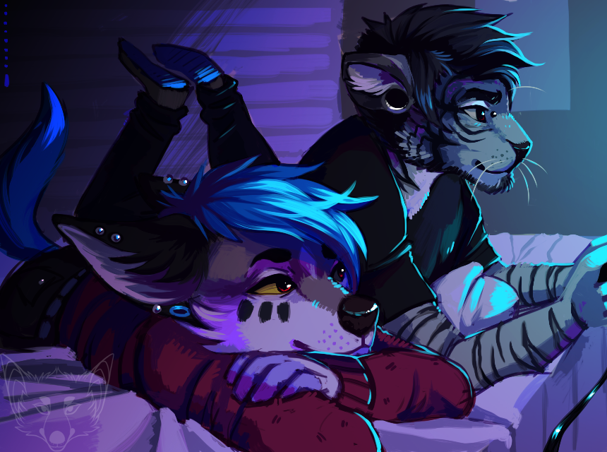 fishgoes-blub:  Furry art is so cute! &lt;3 
