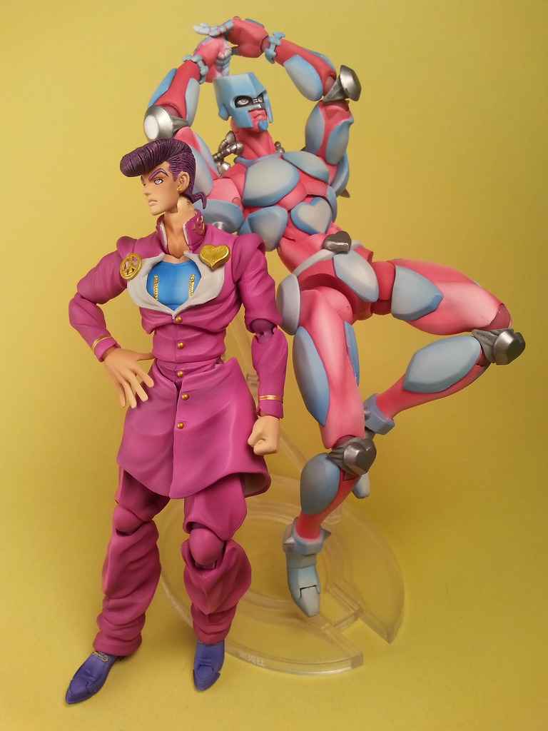 JoJolion Super Action Statue Figure jojo part 8 Josuke + Stand[Soft&Wet] Set