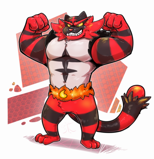 zaviz-art-blog:Some Incineroar art I did last year~