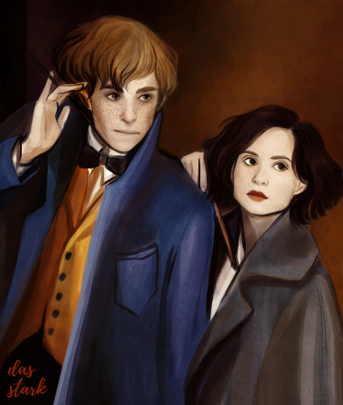 dasstark:brace yourselves, I’ve fallen into Fantastic Beasts hole and tons of fanart is coming!