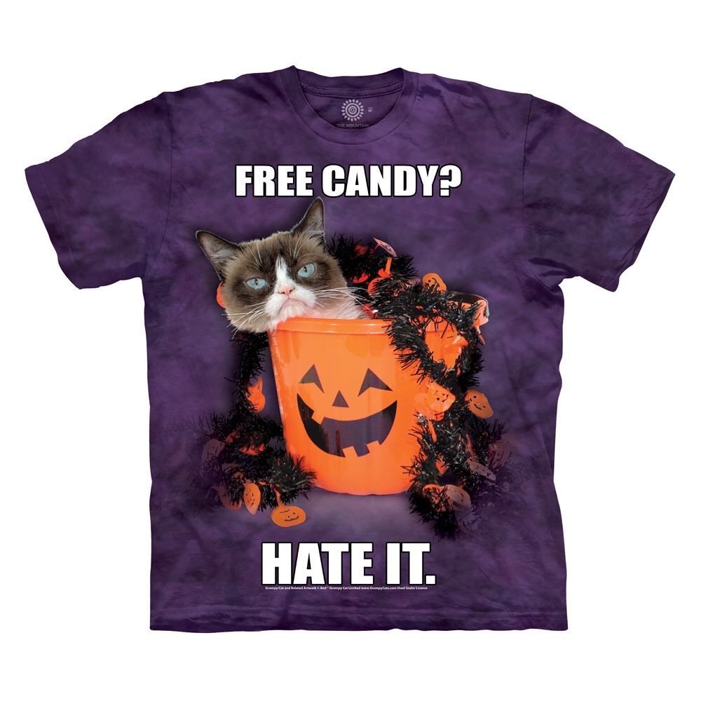 No Costume Needed. Terrible New Grumpy Cat #Halloween Shirts from The Mountain bit.ly/2kZ8jQf