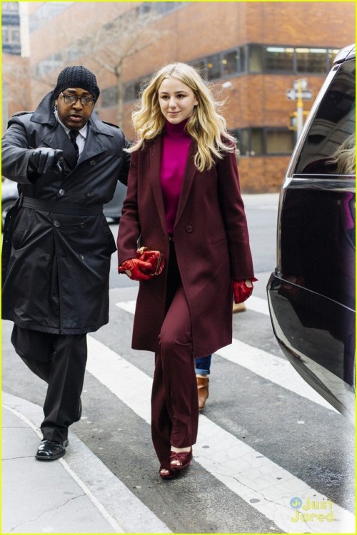 Chloe Lukasiak spotted in New York City, New York on January 22nd, 2018.