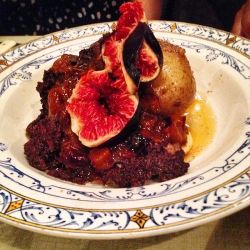 Sexy french food. #bloodsausage (at Vivant)