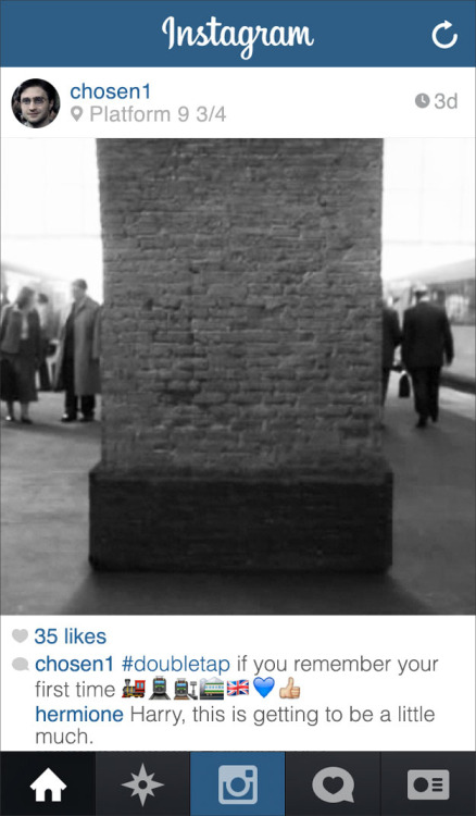 buzzfeed:  If present day Harry Potter had an Instagram, he would be such a dad about it.  