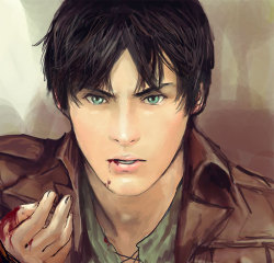 brilcrist:  Attack on Titan Realistic versionWallpaper version can be download on my: DEVIANTARTMany of them looks much much older then the current manga’s ages but i don’t care~And these works had been sitting on computer for months, thank God i